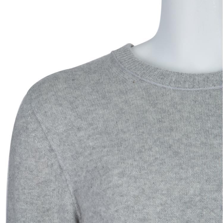 Pre Owned Burberry Men's Grey Knit Sweater XL