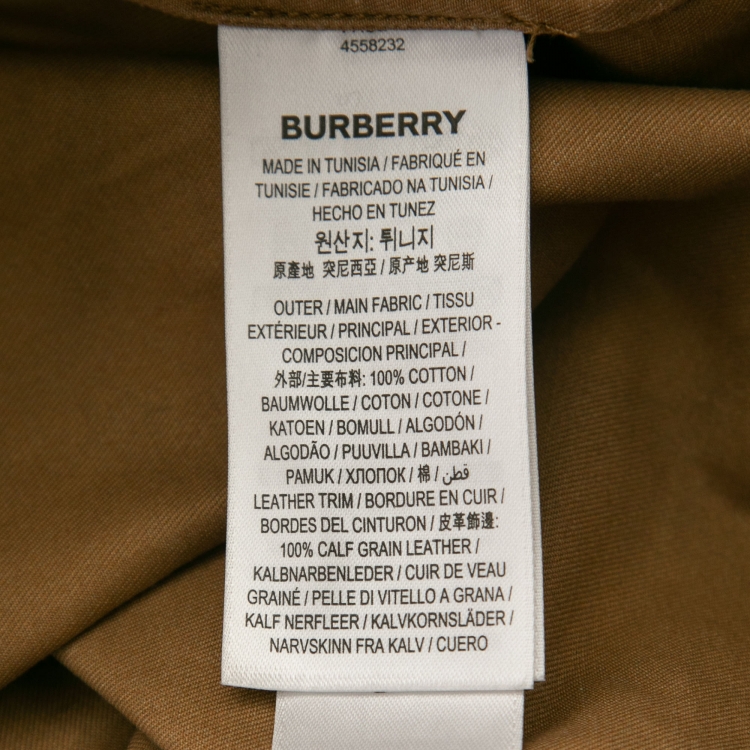 Pre Owned Burberry Brown Why Did They Kill Bambi Print Cotton Shirt XL