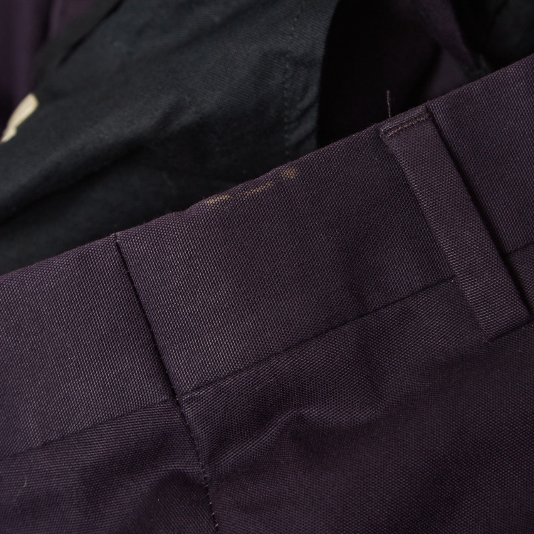 Pre Owned Burberry Purple Cotton Formal Pants M