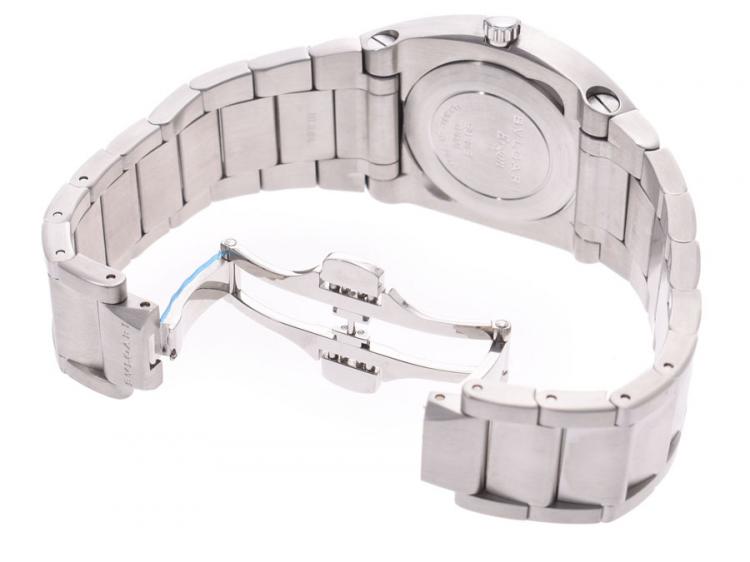 Pre Owned Bvlgari Black Stainless Steel Ergon EG30S Women's Wristwatch 30 MM