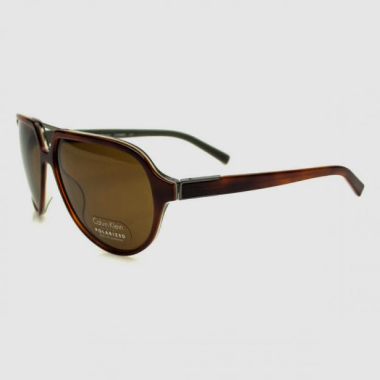 Pre Owned Calvin Klein Antique Tortoise CK7858SP Mens Sunglasses 