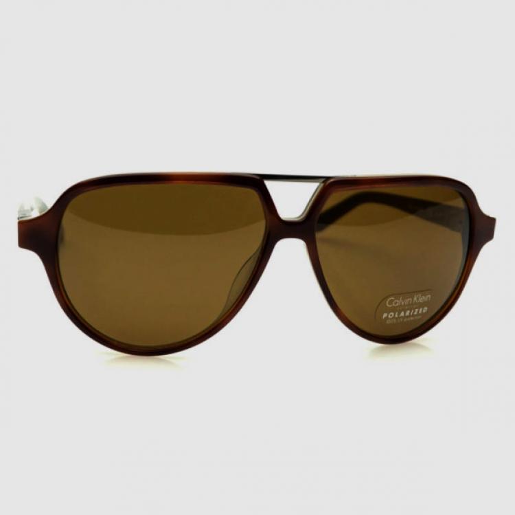 Pre Owned Calvin Klein Antique Tortoise CK7858SP Mens Sunglasses 