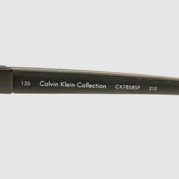 Pre Owned Calvin Klein Antique Tortoise CK7858SP Mens Sunglasses 