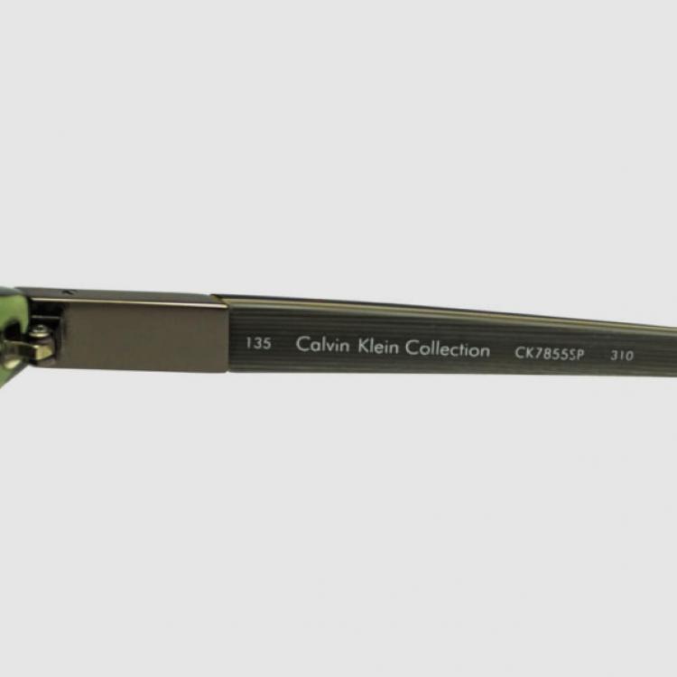 Pre Owned Calvin Klein CK7855SP Green Mens Sunglasses 