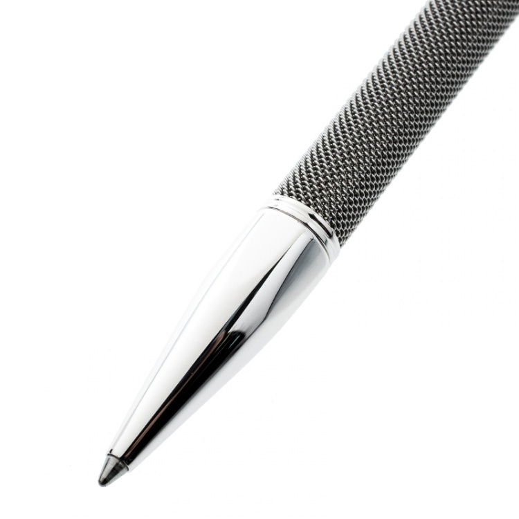 Pre Owned Caran D'Ache Varius Ivanhoe Silver Plated Ballpoint Pen