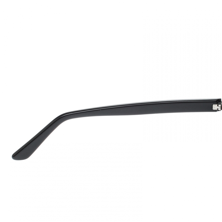 Pre Owned Cartier Black Cartier De Santos Aviator Sunglasses