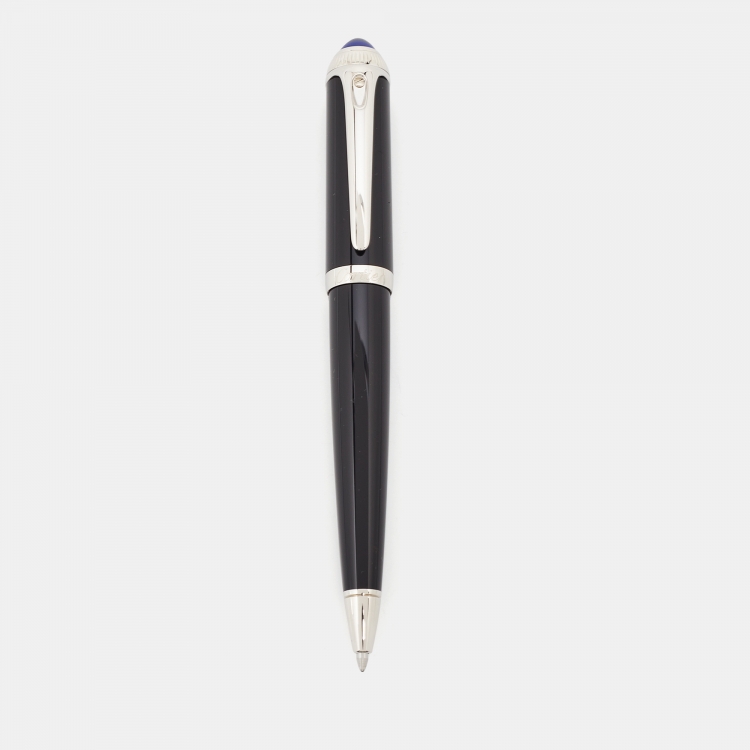 Pre Owned Cartier R de Cartier Composite Resin Silver Tone Pen