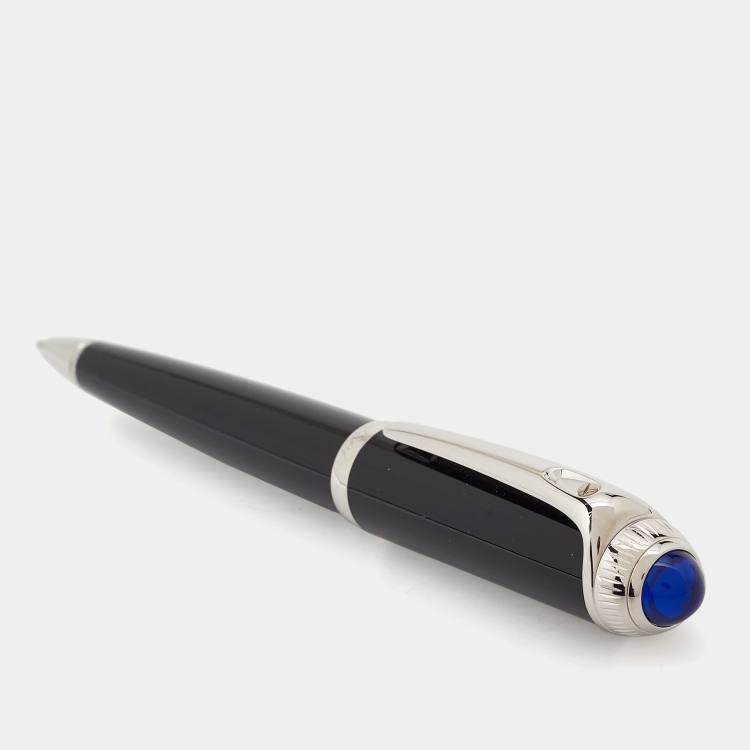Pre Owned Cartier R de Cartier Composite Resin Silver Tone Pen