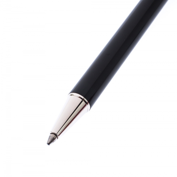 Pre Owned Cartier Black Lacquer Must de Cartier Ballpoint Pen