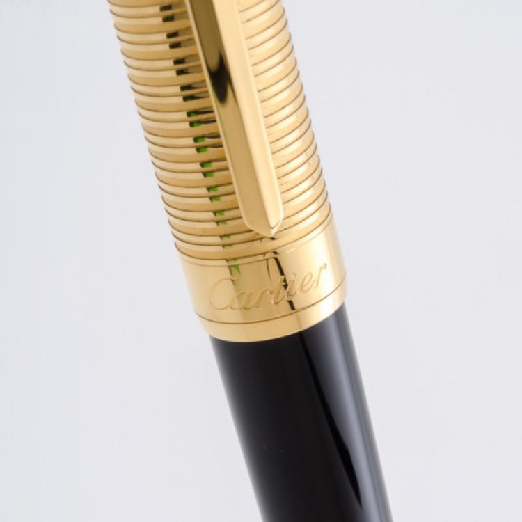 Pre Owned Cartier Pasha Gold Plated Top Ballpoint