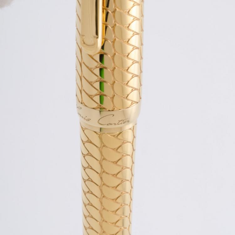 Pre Owned Cartier Le Louis Donna De Cartier Yellow Gold Plated