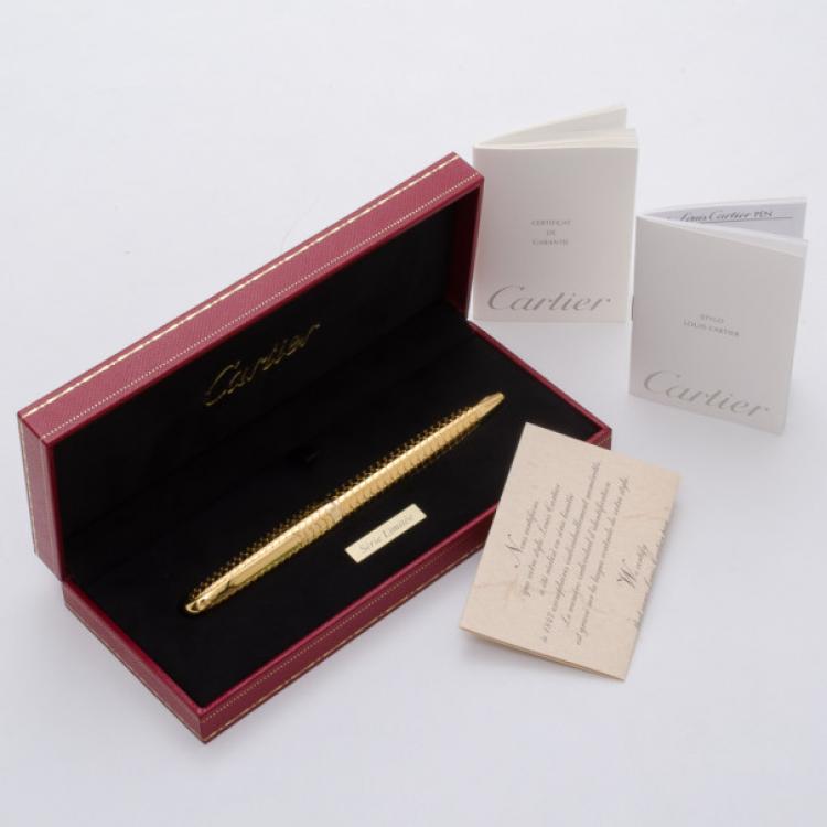 Pre Owned Cartier Le Louis Donna De Cartier Yellow Gold Plated