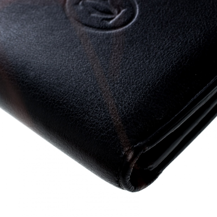 Pre Owned Cartier Leather Must De Cartier Bifold Wallet