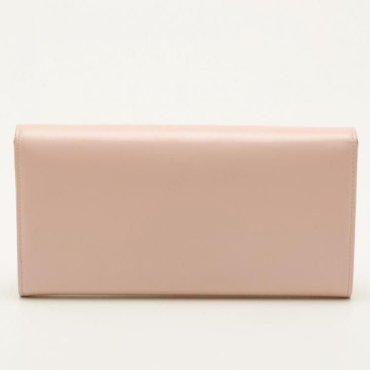 Pre Owned Cartier Pink Love Continental Wallet 