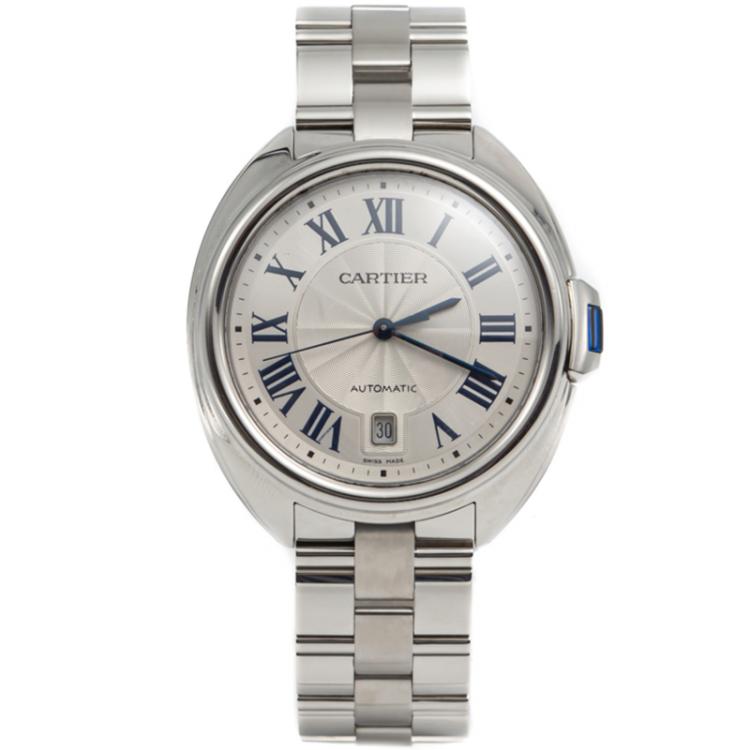Cartier Silver Cle De 3850 Stainless 