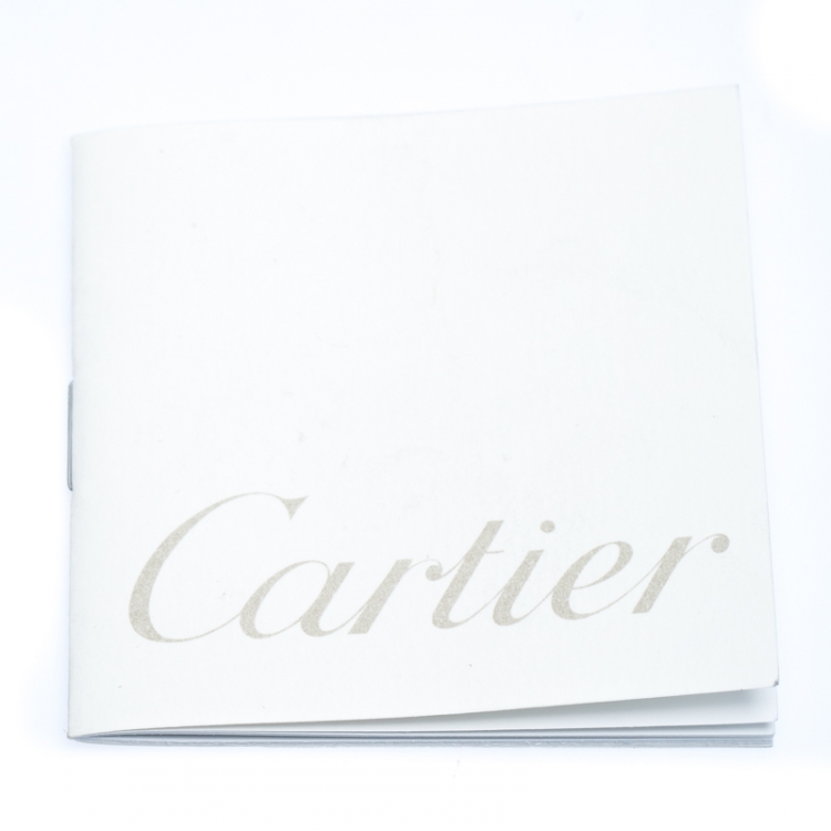 Pre Owned Cartier Silver Stainless Steel Santos 100 2740 Chronograph Men's Wristwatch 41 mm