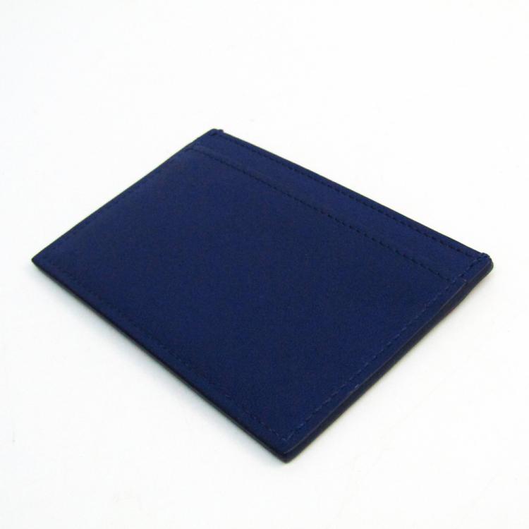 Pre Owned Celine Royal Blue Leather Card Case