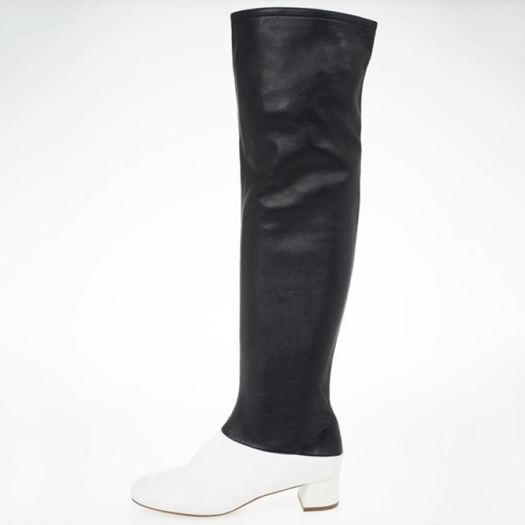 celine white boot