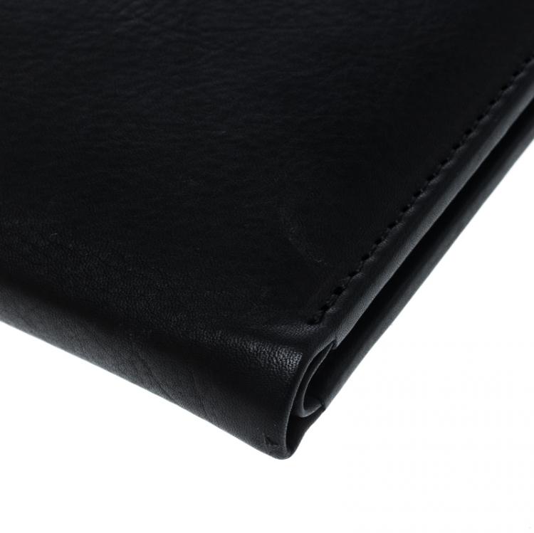 مملوكة مسبقًا Cerruti 1881 Black/Brown Leather Cerrutis Bifold Wallet