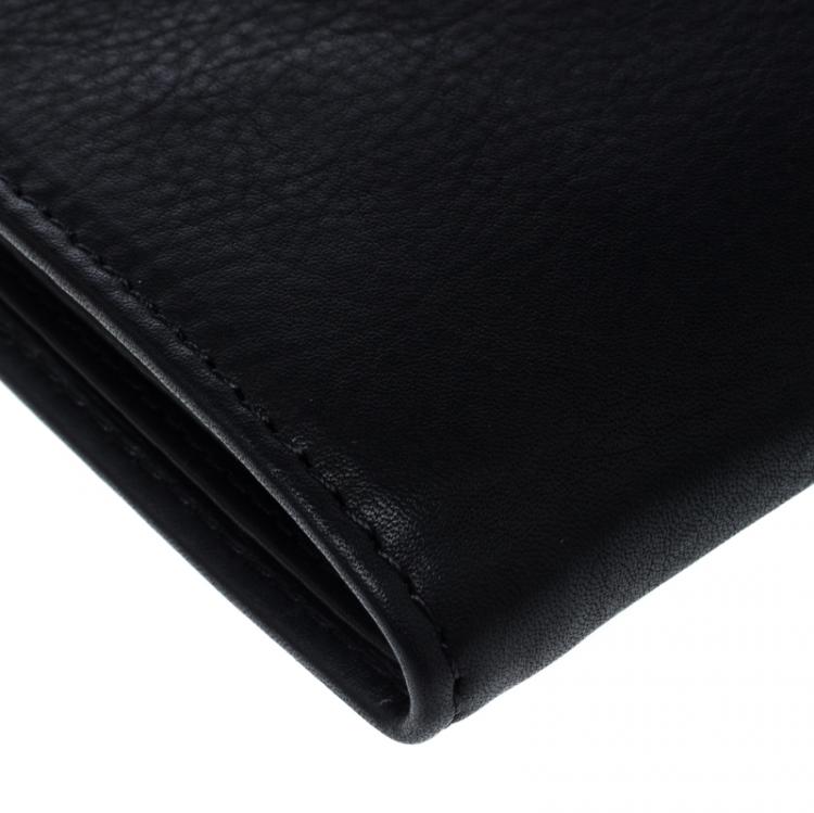 مملوكة مسبقًا Cerruti 1881 Black/Brown Leather Cerrutis Bifold Wallet