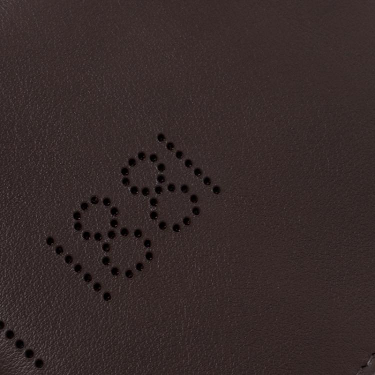 Pre Owned Cerruti 1881 Brown Leather Carson Bifold Wallet