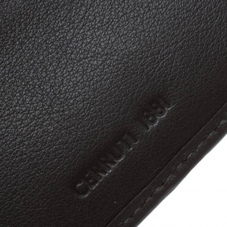 Pre Owned Cerruti 1881 Brown Leather Carson Bifold Wallet