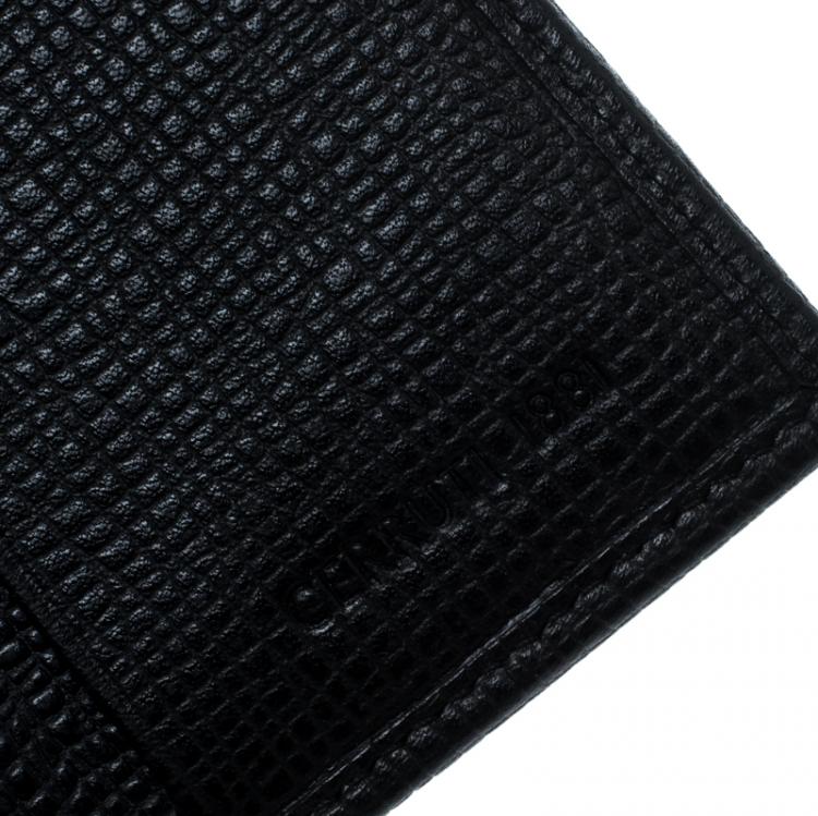 Pre Owned Cerruti 1881 Black Leather Chester Bifold Wallet