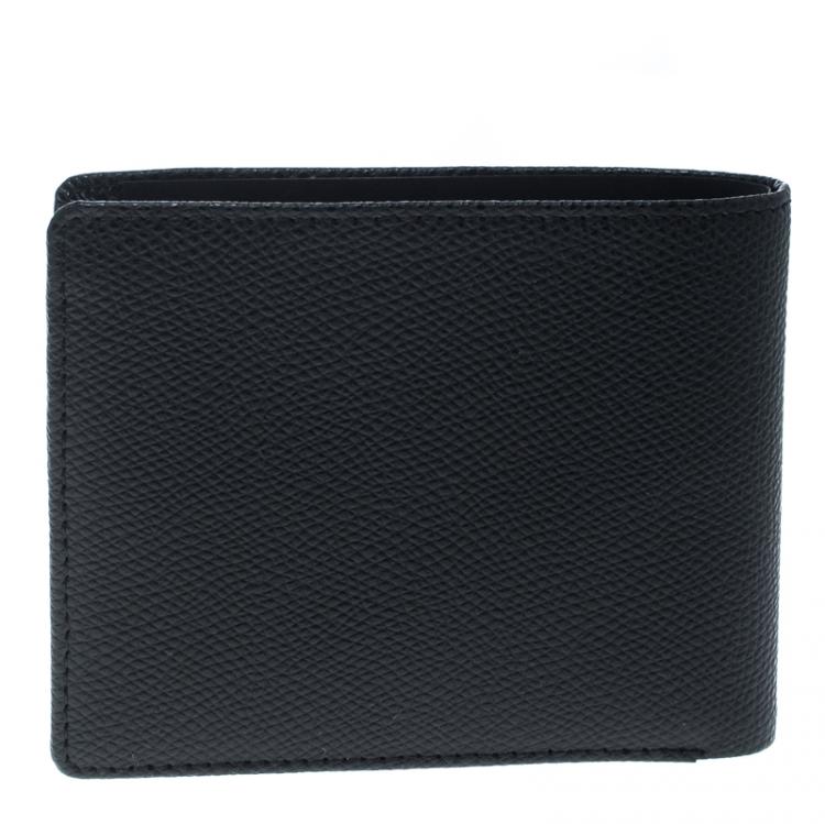 Pre Owned Cerruti 1881 Black Leather Hove Bifold Wallet
