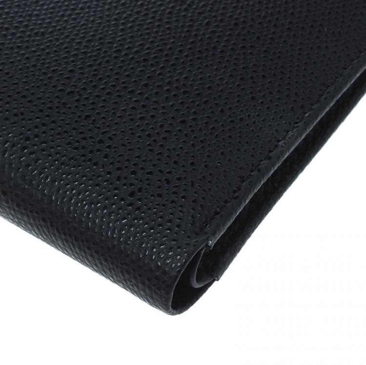 Pre Owned Cerruti 1881 Black Leather Hove Bifold Wallet