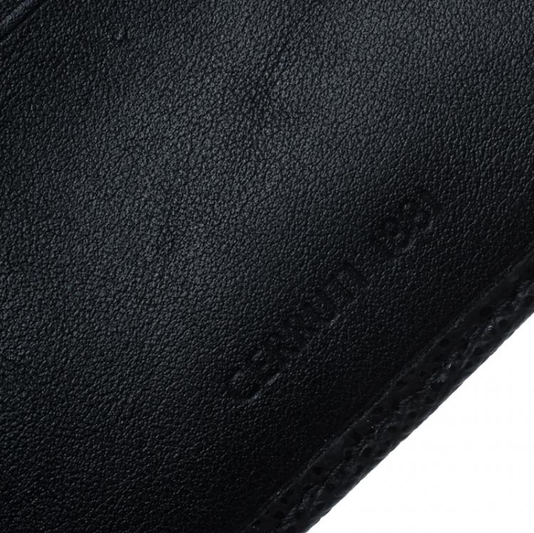 Pre Owned Cerruti 1881 Black Leather Hove Bifold Wallet
