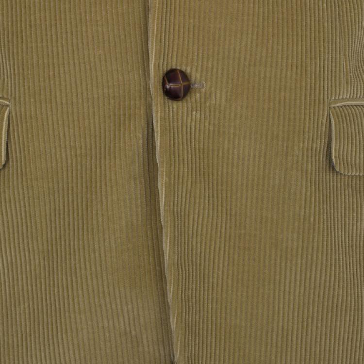 Pre Owned CH Carolina Herrera Beige Corduroy Men's Blazer M
