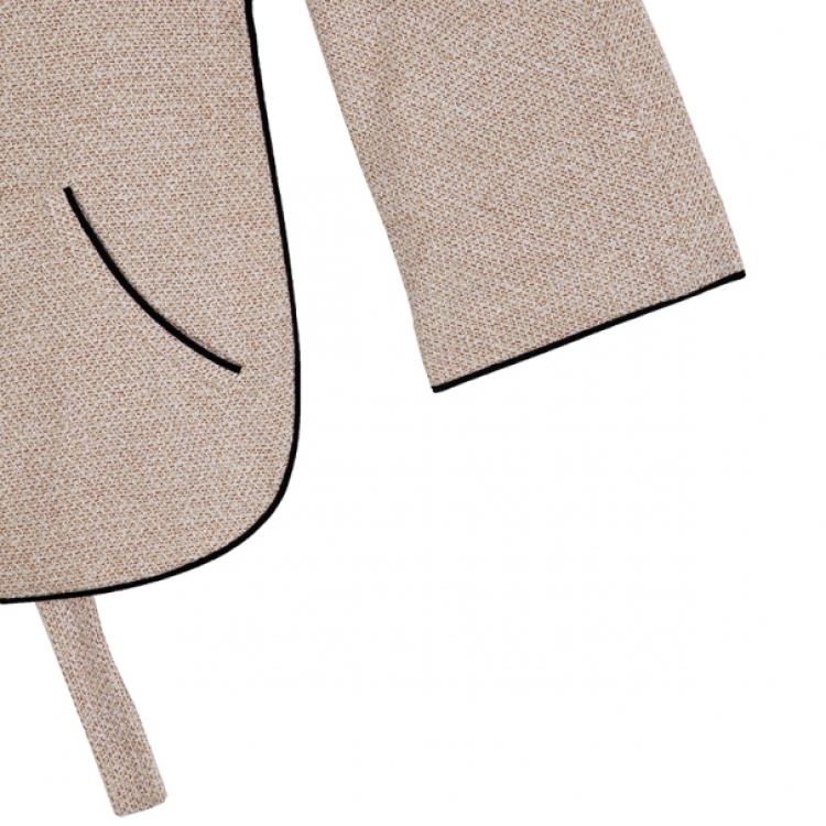 Pre Owned Chanel Backless Tweed Jacket M