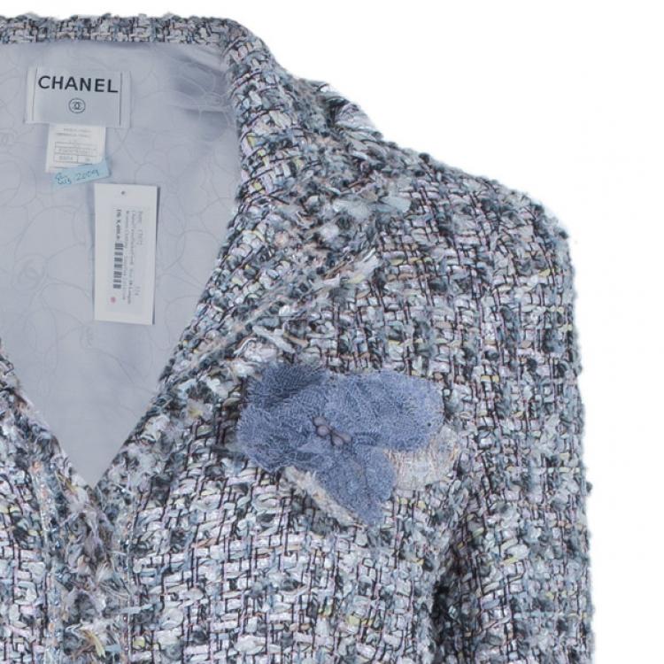 Pre Owned Chanel Multicolor Bouclé Jacket M