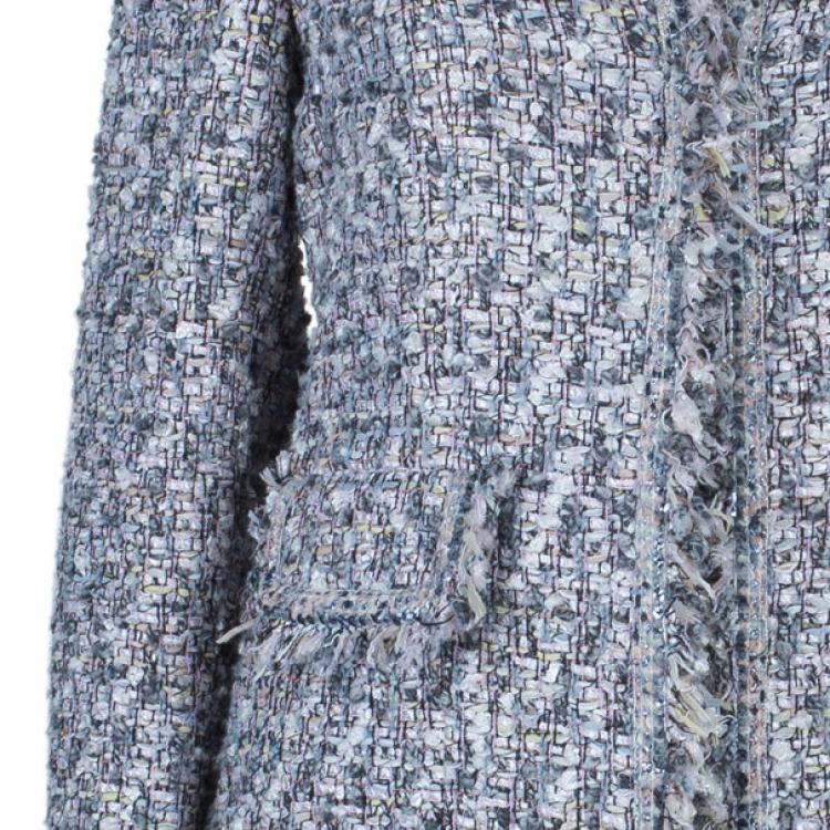 Pre Owned Chanel Multicolor Bouclé Jacket M