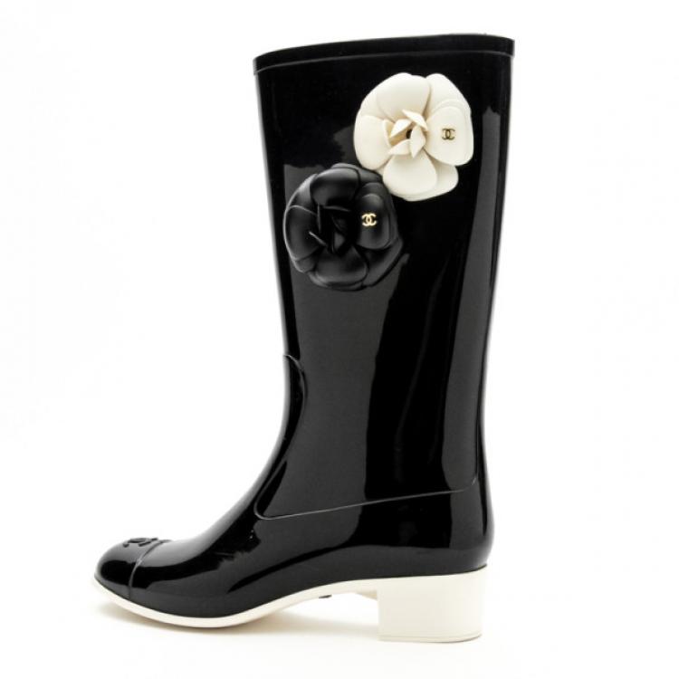 chanel rain boots 2018 price