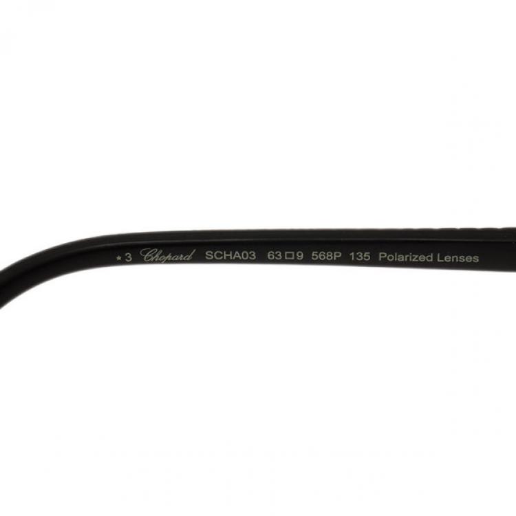 Pre Owned Chopard Grey SCHA03 Polarized Aviators