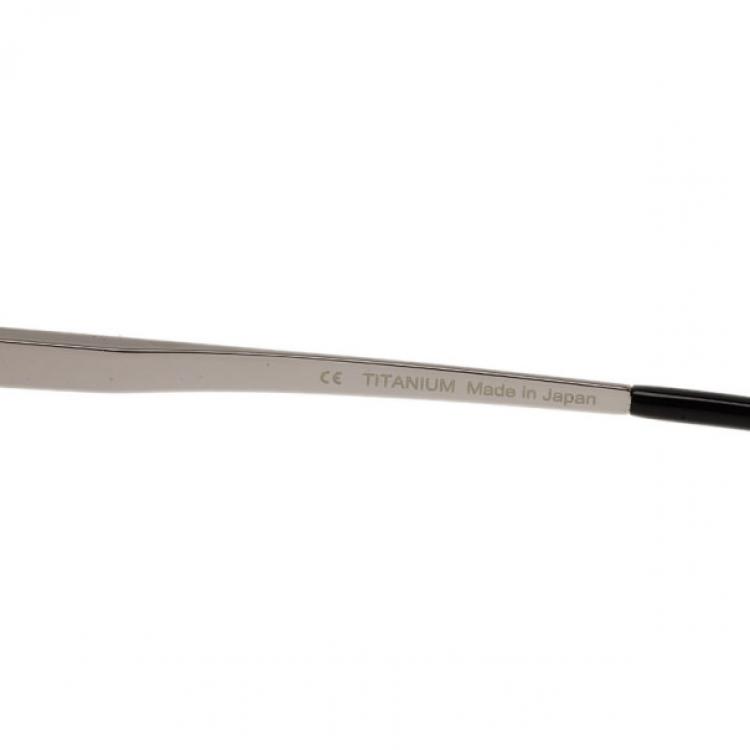 Pre Owned Chopard Grey and Black SCHA02M Polarized Aviators