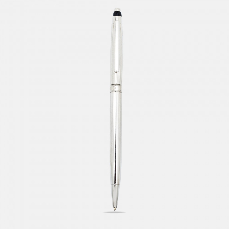 Pre Owned Chopard  San Marco Resin Silver Tone Ballpoint Pen