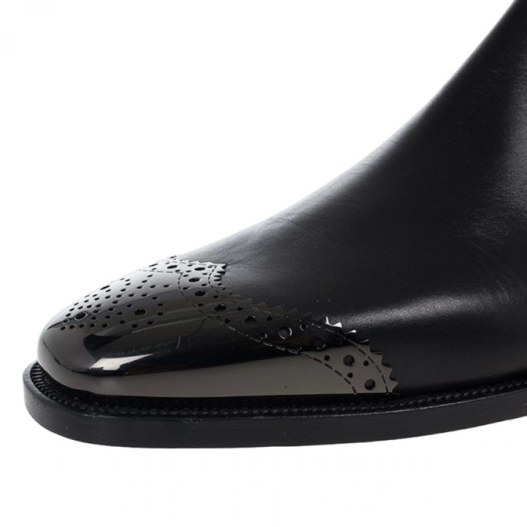 Pre Owned Christian Louboutin Jesse Leather Boots Size 41.5