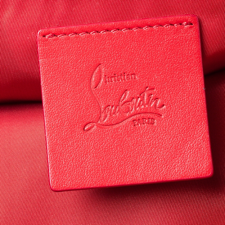 Pre Owned Christian Louboutin Black Nylon Backloubi Backpack