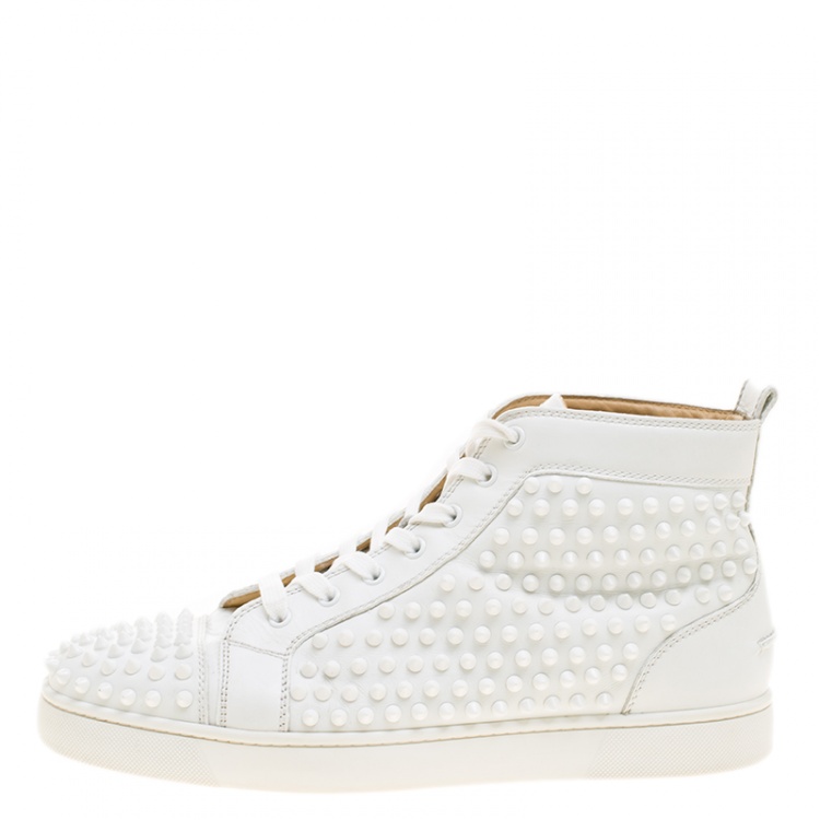 Christian Louboutin Louis Spikes Sneakers 44 at 1stDibs
