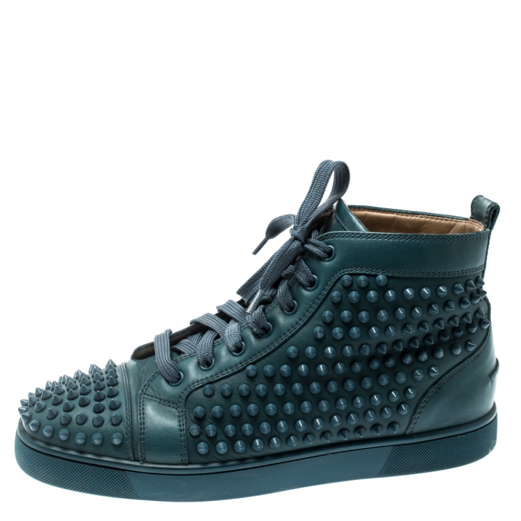 Christian Louboutin Leather Louis Spike High Top Sneakers Men's EU 41 From  Japan