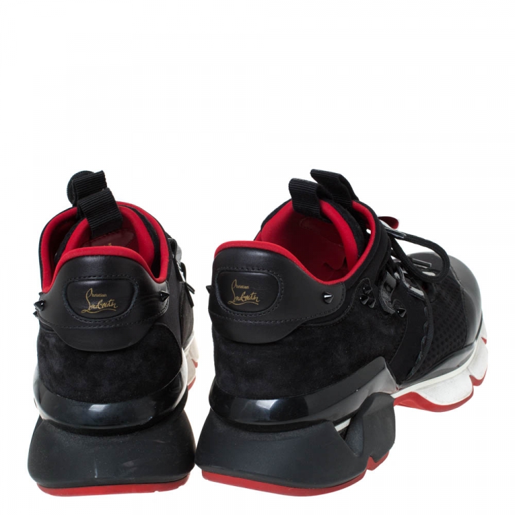 louboutin red runner flat