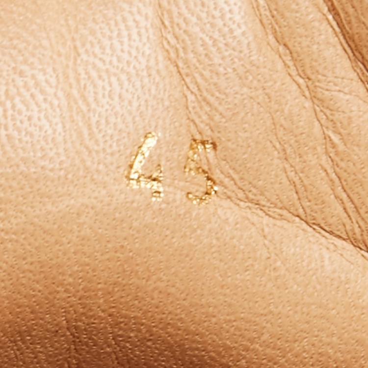 Pre Owned Christian Louboutin Multicolor Patent Louis Spikes Cap Toe High Top Sneakers Size 45