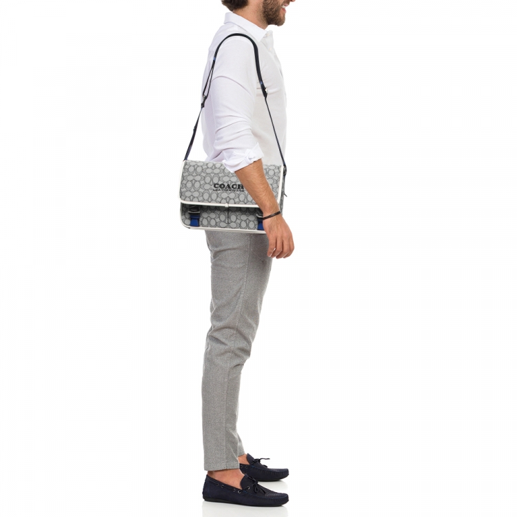 Fashion Men's Crossbody Bag Brand Designer Jacquard Canvas