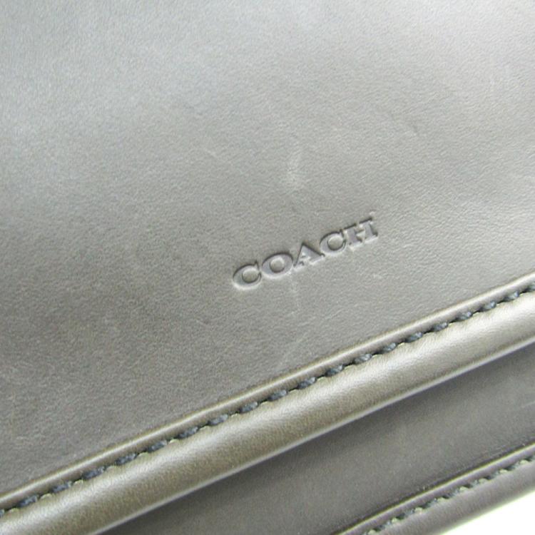 مملوكة مسبقًا Coach Khaki Leather Fanny Pack