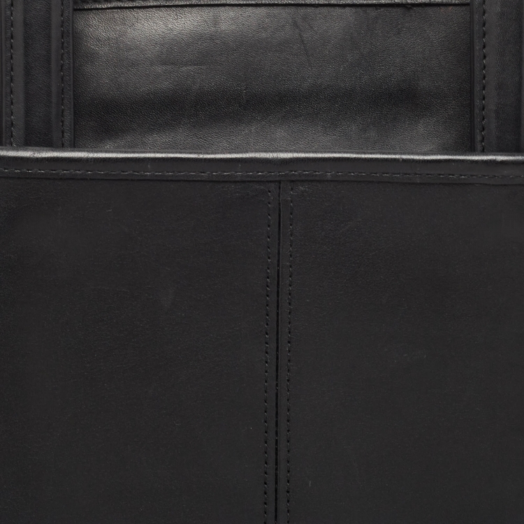 Pre Owned Coach Black Leather Briefcase