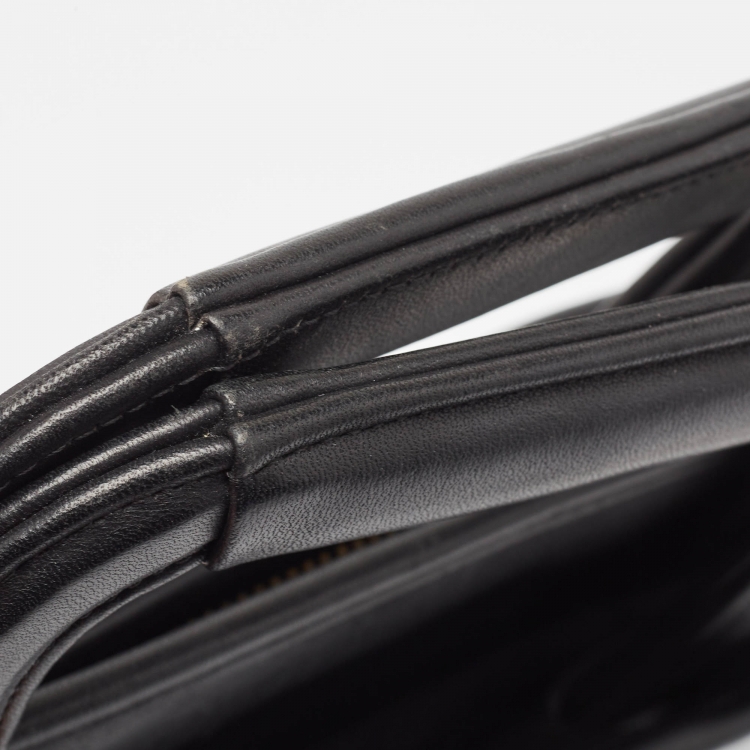 Pre Owned Coach Black Leather Briefcase
