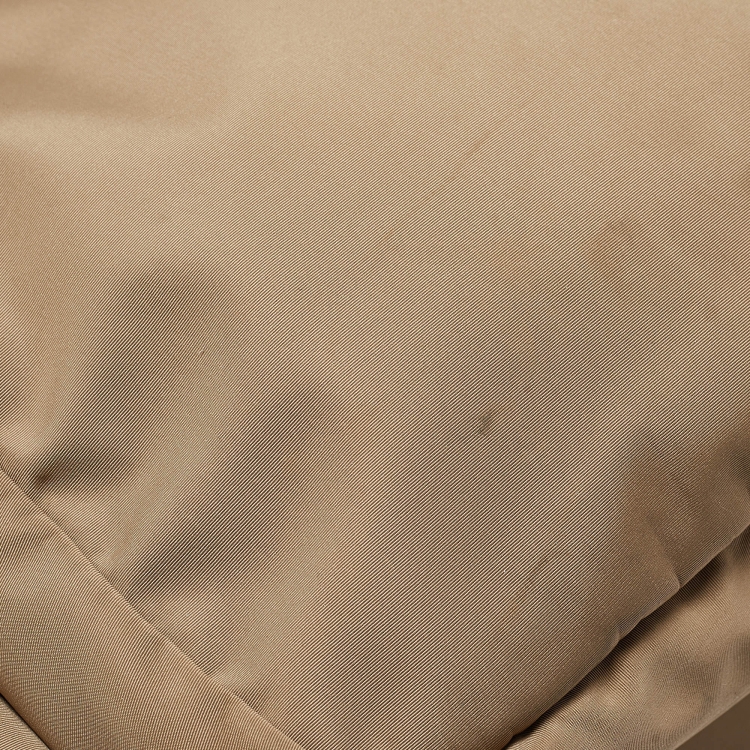 Pre Owned Coach Beige/Brown Leather and Nylon Backpack