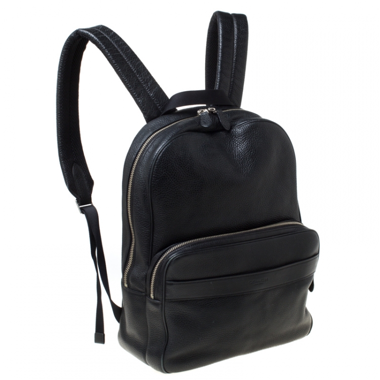 Coach Black Leather Hamilton Backpack Coach The Luxury Closet 5010